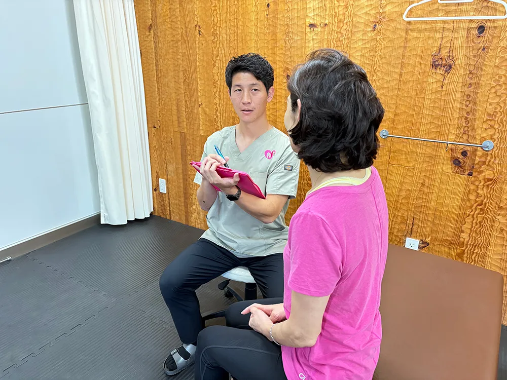 ヒアリングシートの記載